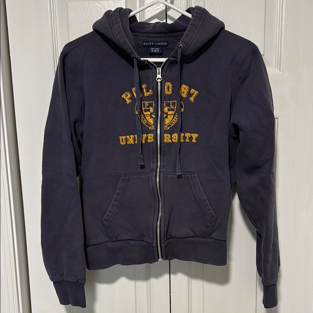Ralph Lauren full zip hooded sweatshirt
